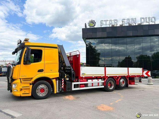 Бордови камион, Камион с кран Mercedes-Benz ACTROS 2543 6x2 PalfingerPK 26002 EH Crane: снимка 10