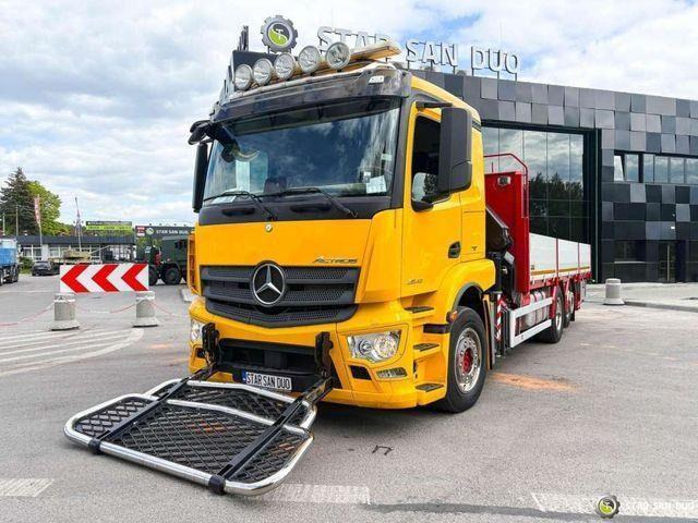 Бордови камион, Камион с кран Mercedes-Benz ACTROS 2543 6x2 PalfingerPK 26002 EH Crane: снимка 6