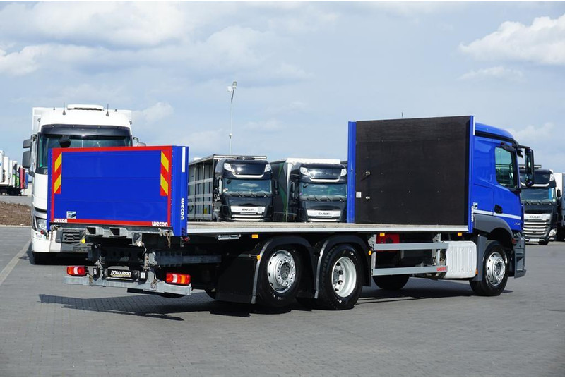Mercedes-Benz ACTROS / 2543 / ACC / E 6 / PEŁNY ADR / PLATFORMA / ZAWIESIE POD - Бордови камион: снимка 5 Mercedes-Benz ACTROS / 2543 / ACC / E 6 / PEŁNY ADR / PLATFORMA / ZAWIESIE POD - Бордови камион: снимка 5
