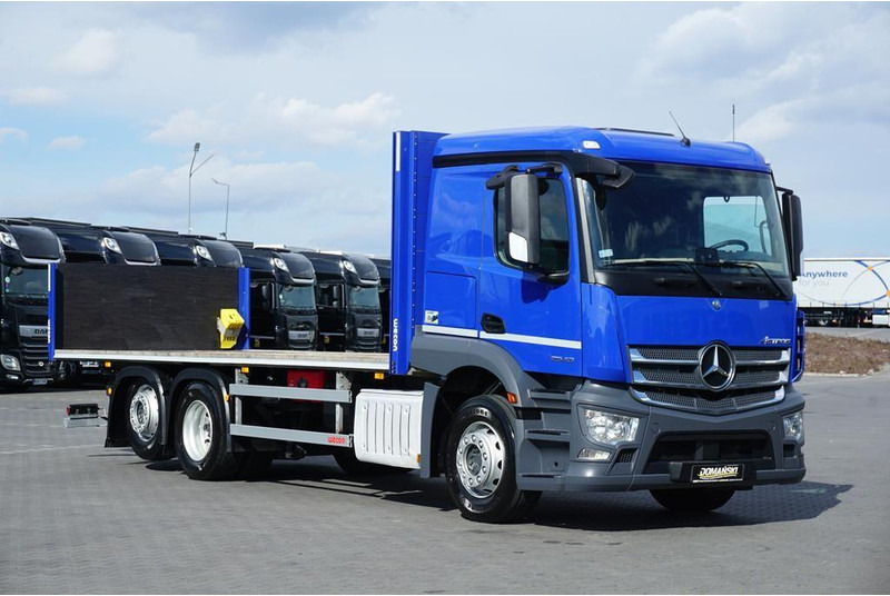 Mercedes-Benz ACTROS / 2543 / ACC / E 6 / PEŁNY ADR / PLATFORMA / ZAWIESIE POD - Бордови камион: снимка 1 Mercedes-Benz ACTROS / 2543 / ACC / E 6 / PEŁNY ADR / PLATFORMA / ZAWIESIE POD - Бордови камион: снимка 1