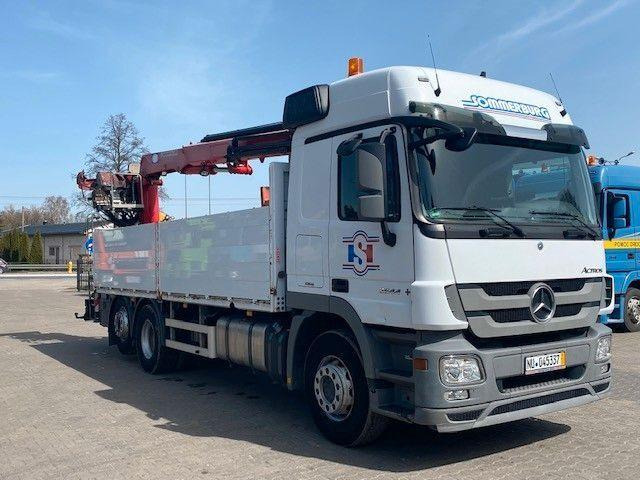 Бордови камион, Камион с кран Mercedes-Benz ACTROS 2544: снимка 8 Бордови камион, Камион с кран Mercedes-Benz ACTROS 2544: снимка 8
