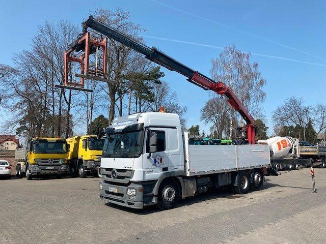 Mercedes-Benz ACTROS 2544 - Бордови камион, Камион с кран: снимка 1 Mercedes-Benz ACTROS 2544 - Бордови камион, Камион с кран: снимка 1