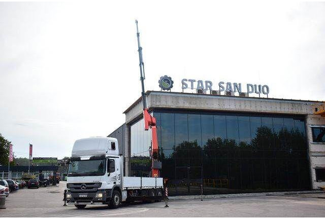 Mercedes-Benz ACTROS 2546 6x2 Palfinger PK 50002 EURO 5 Cran - Бордови камион, Камион с кран: снимка 1 Mercedes-Benz ACTROS 2546 6x2 Palfinger PK 50002 EURO 5 Cran - Бордови камион, Камион с кран: снимка 1