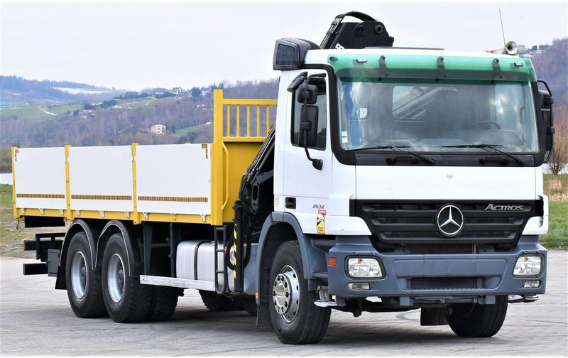 Mercedes-Benz ACTROS 2632 - Бордови камион, Камион с кран: снимка 3 Mercedes-Benz ACTROS 2632 - Бордови камион, Камион с кран: снимка 3