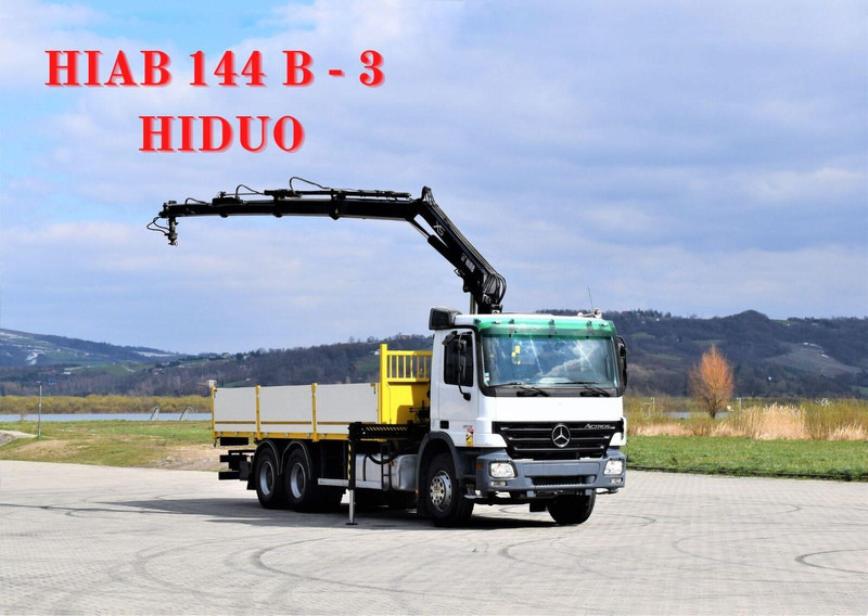 Mercedes-Benz ACTROS 2632 - Бордови камион, Камион с кран: снимка 1 Mercedes-Benz ACTROS 2632 - Бордови камион, Камион с кран: снимка 1