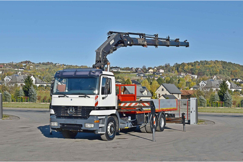 Mercedes-Benz ACTROS 2635 Pritsche - Бордови камион, Камион с кран: снимка 2 Mercedes-Benz ACTROS 2635 Pritsche - Бордови камион, Камион с кран: снимка 2