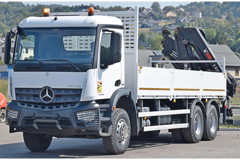 Mercedes-Benz ACTROS 2636 - Бордови камион, Камион с кран: снимка 3 Mercedes-Benz ACTROS 2636 - Бордови камион, Камион с кран: снимка 3