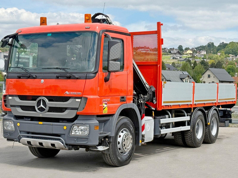 Mercedes-Benz ACTROS 2636 *HIAB 122 BS-2 HIDUO + FUNK/6x4 * TOP - Бордови камион, Камион с кран: снимка 3 Mercedes-Benz ACTROS 2636 *HIAB 122 BS-2 HIDUO + FUNK/6x4 * TOP - Бордови камион, Камион с кран: снимка 3