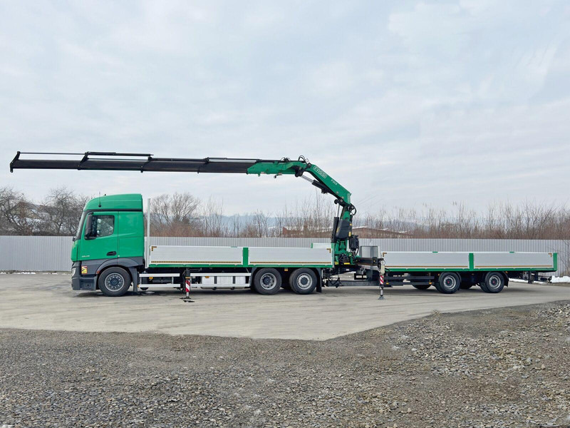 Mercedes-Benz ACTROS 2645 * FASSI F345.24 + FUNK + Anhänger - Бордови камион, Камион с кран: снимка 5 Mercedes-Benz ACTROS 2645 * FASSI F345.24 + FUNK + Anhänger - Бордови камион, Камион с кран: снимка 5