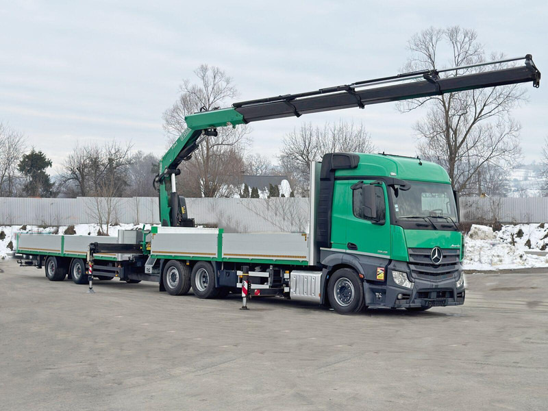 Mercedes-Benz ACTROS 2645 * FASSI F345.24 + FUNK + Anhänger - Бордови камион, Камион с кран: снимка 2 Mercedes-Benz ACTROS 2645 * FASSI F345.24 + FUNK + Anhänger - Бордови камион, Камион с кран: снимка 2