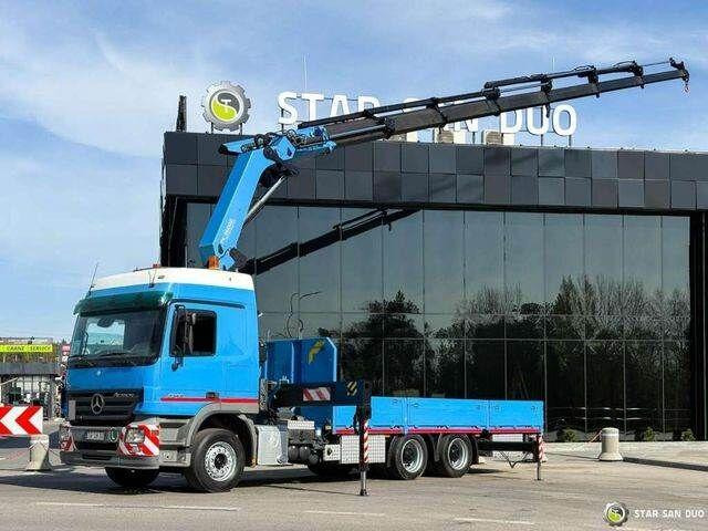 Mercedes-Benz ACTROS 2646L - Бордови камион, Камион с кран: снимка 1 Mercedes-Benz ACTROS 2646L - Бордови камион, Камион с кран: снимка 1