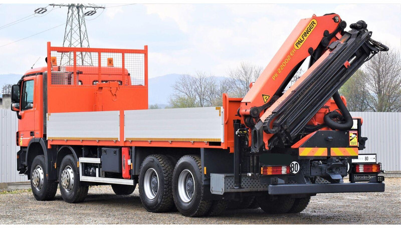 Mercedes-Benz ACTROS 3241 - Бордови камион, Камион с кран: снимка 5 Mercedes-Benz ACTROS 3241 - Бордови камион, Камион с кран: снимка 5
