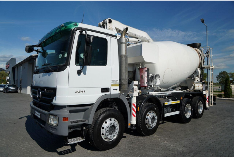 Mercedes-Benz ACTROS 3241 / POMPOGRUSZKA / 8X4 / BETONIARKA + POMPA SERMAC 3Z2 - Бетоновоз: снимка 4 Mercedes-Benz ACTROS 3241 / POMPOGRUSZKA / 8X4 / BETONIARKA + POMPA SERMAC 3Z2 - Бетоновоз: снимка 4