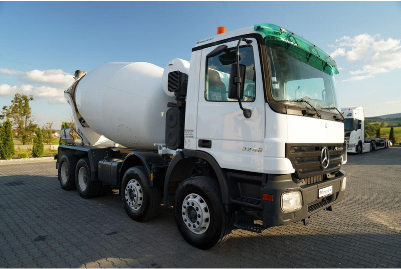 Mercedes-Benz ACTROS 3246 / BETONOMIESZARKA SCHWING STETTER / 8X4 / EPS + SPRZ - Бетоновоз: снимка 2 Mercedes-Benz ACTROS 3246 / BETONOMIESZARKA SCHWING STETTER / 8X4 / EPS + SPRZ - Бетоновоз: снимка 2