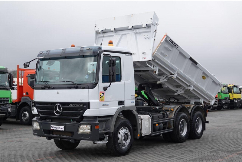 Mercedes-Benz ACTROS 3336 / 6x4 / WYWROTKA / BORDMATIC / HYDROBURTA / MEILLER - Самосвал камион: снимка 1 Mercedes-Benz ACTROS 3336 / 6x4 / WYWROTKA / BORDMATIC / HYDROBURTA / MEILLER - Самосвал камион: снимка 1