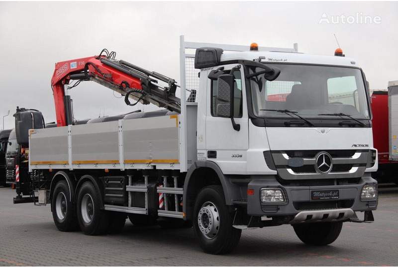 Mercedes-Benz ACTROS 3336 - Бордови камион, Камион с кран: снимка 3 Mercedes-Benz ACTROS 3336 - Бордови камион, Камион с кран: снимка 3