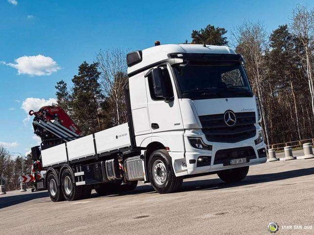 Mercedes-Benz ACTROS 3351 NEW 6x4 Fassi F485 Crane - Бордови камион, Камион с кран: снимка 2 Mercedes-Benz ACTROS 3351 NEW 6x4 Fassi F485 Crane - Бордови камион, Камион с кран: снимка 2