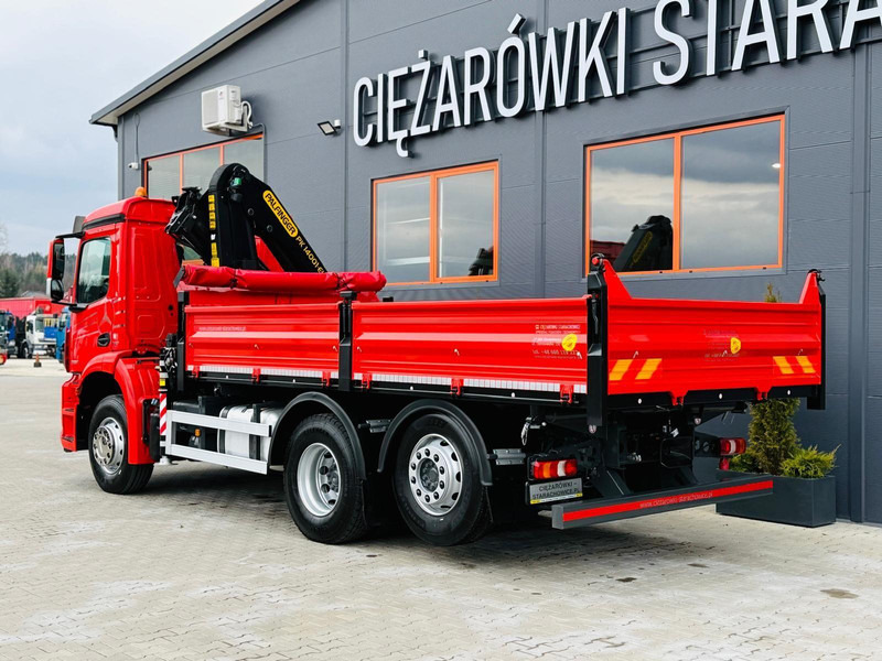 Mercedes-Benz AROCS 2532 // E6 // wywrotka 3-Stronna + PALFINGER PK 14001-EH / - Самосвал камион, Камион с кран: снимка 4 Mercedes-Benz AROCS 2532 // E6 // wywrotka 3-Stronna + PALFINGER PK 14001-EH / - Самосвал камион, Камион с кран: снимка 4
