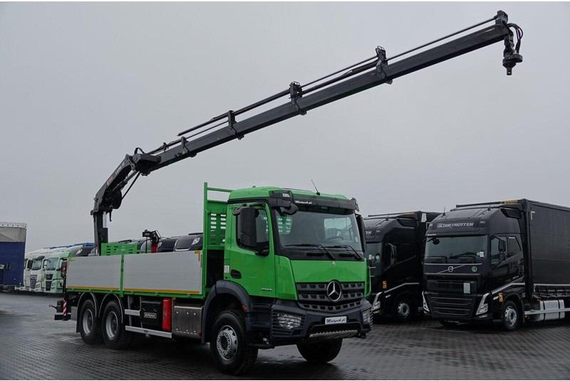 Mercedes-Benz AROCS 2636 / 6x4 / SKRZYNIOWY- 6,5 M / + HDS HIAB 4x wysów: 13 - Бордови камион, Камион с кран: снимка 1 Mercedes-Benz AROCS 2636 / 6x4 / SKRZYNIOWY- 6,5 M / + HDS HIAB 4x wysów: 13 - Бордови камион, Камион с кран: снимка 1