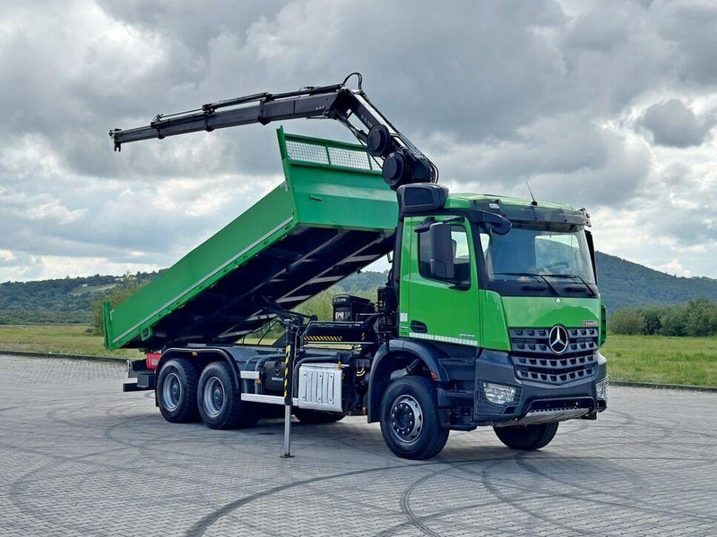 Mercedes-Benz AROCS 2636 * HIAB 122 ES - 3 HIPRO * 6x4 - Самосвал камион, Камион с кран: снимка 2 Mercedes-Benz AROCS 2636 * HIAB 122 ES - 3 HIPRO * 6x4 - Самосвал камион, Камион с кран: снимка 2