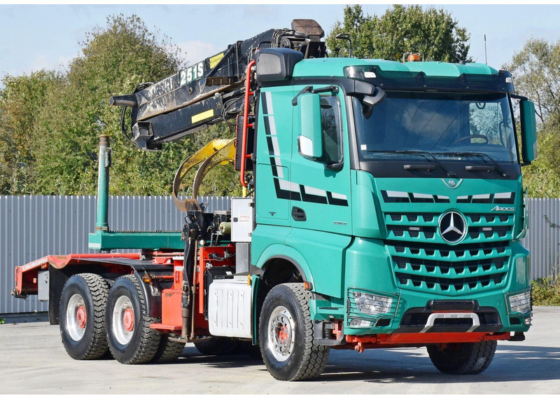 Mercedes-Benz AROCS 3363 *HOLZTRANSPORTER * LOGLIFT 251S /6x4 - Камион за дърва, Камион с кран: снимка 4 Mercedes-Benz AROCS 3363 *HOLZTRANSPORTER * LOGLIFT 251S /6x4 - Камион за дърва, Камион с кран: снимка 4