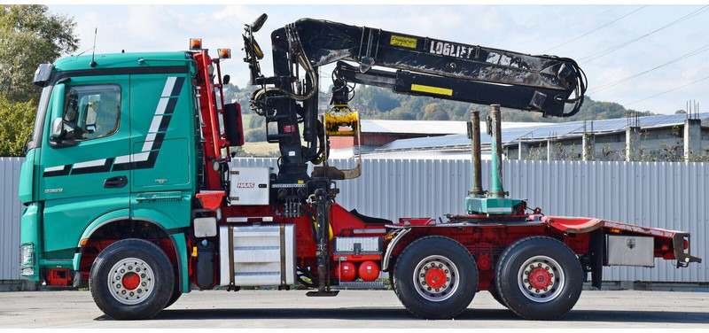 Mercedes-Benz AROCS 3363 *HOLZTRANSPORTER * LOGLIFT 251S /6x4 - Камион за дърва, Камион с кран: снимка 5 Mercedes-Benz AROCS 3363 *HOLZTRANSPORTER * LOGLIFT 251S /6x4 - Камион за дърва, Камион с кран: снимка 5