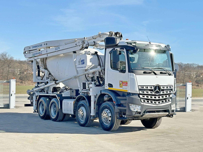 Mercedes-Benz AROCS 3743 * Betonpumpe + FUNK * 8x4 * TOP - Бетоновоз: снимка 1 Mercedes-Benz AROCS 3743 * Betonpumpe + FUNK * 8x4 * TOP - Бетоновоз: снимка 1