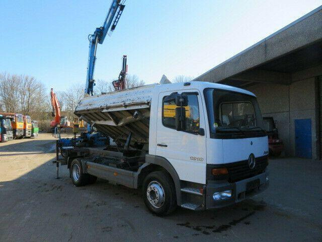 Mercedes-Benz ATEGO 1218 - Самосвал камион, Камион с кран: снимка 1 Mercedes-Benz ATEGO 1218 - Самосвал камион, Камион с кран: снимка 1