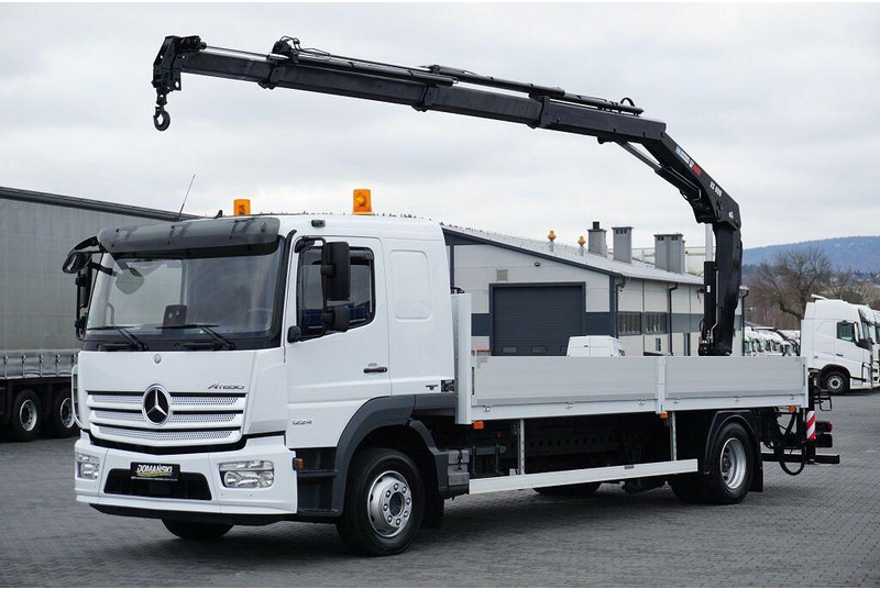 Mercedes-Benz ATEGO / 1224 / ACC / SKRZYNIOWY + HDS / HIAB 099 B - 3 DUO - Бордови камион, Камион с кран: снимка 2 Mercedes-Benz ATEGO / 1224 / ACC / SKRZYNIOWY + HDS / HIAB 099 B - 3 DUO - Бордови камион, Камион с кран: снимка 2