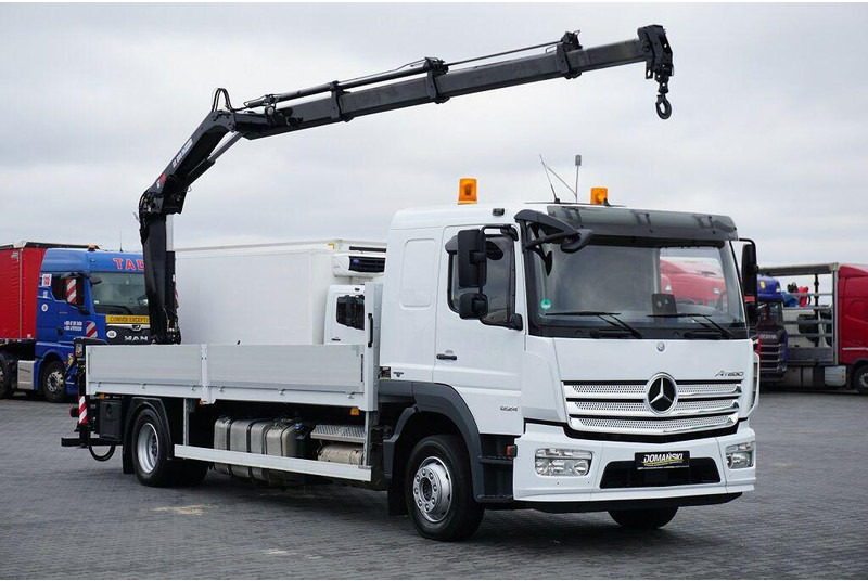 Mercedes-Benz ATEGO / 1224 / ACC / SKRZYNIOWY + HDS / HIAB 099 B - 3 DUO - Бордови камион, Камион с кран: снимка 1 Mercedes-Benz ATEGO / 1224 / ACC / SKRZYNIOWY + HDS / HIAB 099 B - 3 DUO - Бордови камион, Камион с кран: снимка 1