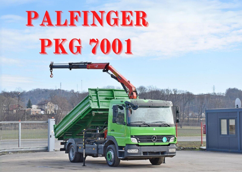 Mercedes-Benz ATEGO 1224 - Самосвал камион, Камион с кран: снимка 1 Mercedes-Benz ATEGO 1224 - Самосвал камион, Камион с кран: снимка 1