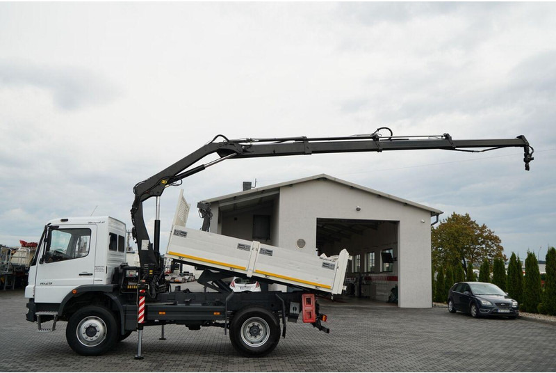 Mercedes-Benz ATEGO 1629 / 4x4 / WYWROTKA + HDS HIAB 111 B-3 / PILOT / ROTAT - Самосвал камион, Камион с кран: снимка 3 Mercedes-Benz ATEGO 1629 / 4x4 / WYWROTKA + HDS HIAB 111 B-3 / PILOT / ROTAT - Самосвал камион, Камион с кран: снимка 3