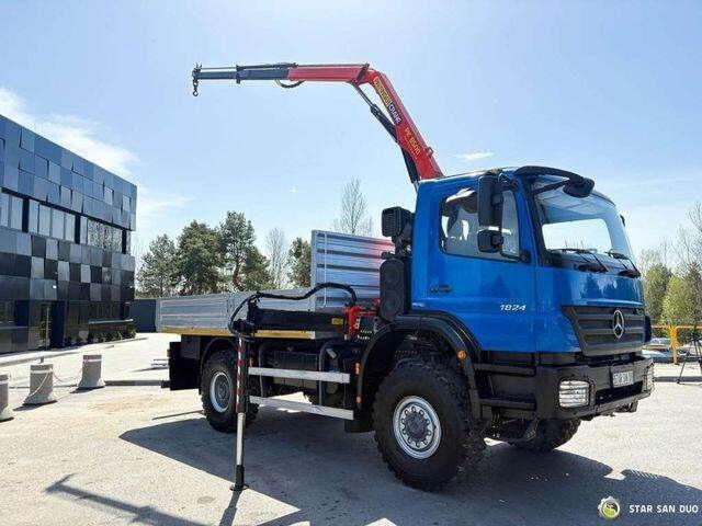 Mercedes-Benz AXOR 1824 4x4 PALFINGER PK 8500 Crane Kran - Самосвал камион, Камион с кран: снимка 2 Mercedes-Benz AXOR 1824 4x4 PALFINGER PK 8500 Crane Kran - Самосвал камион, Камион с кран: снимка 2