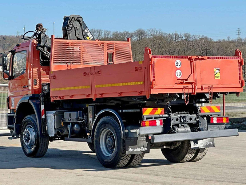 Mercedes-Benz AXOR 1829 * HIAB 1111 HIDUO + FUNK * TOP * 4x4 - Самосвал камион, Камион с кран: снимка 5 Mercedes-Benz AXOR 1829 * HIAB 1111 HIDUO + FUNK * TOP * 4x4 - Самосвал камион, Камион с кран: снимка 5