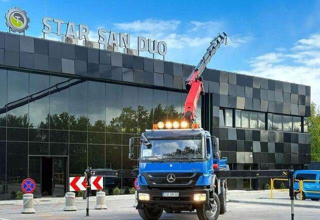 Mercedes-Benz AXOR 1833 4x4 Palfinger PK 22002 EH Crane Winch - Самосвал камион, Камион с кран: снимка 3 Mercedes-Benz AXOR 1833 4x4 Palfinger PK 22002 EH Crane Winch - Самосвал камион, Камион с кран: снимка 3