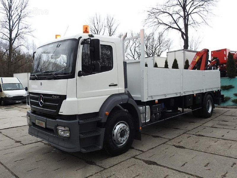 Mercedes-Benz AXOR - Бордови камион, Камион с кран: снимка 3 Mercedes-Benz AXOR - Бордови камион, Камион с кран: снимка 3