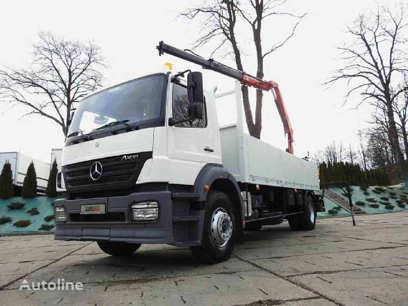 Mercedes-Benz AXOR - Бордови камион, Камион с кран: снимка 2 Mercedes-Benz AXOR - Бордови камион, Камион с кран: снимка 2