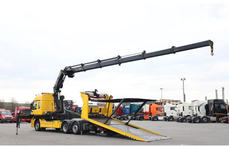 Mercedes-Benz Actros 2532 Vehicle transporter + crane Hiab 477EP-5 HiPro 6x2 - Автовоз камион: снимка 4 Mercedes-Benz Actros 2532 Vehicle transporter + crane Hiab 477EP-5 HiPro 6x2 - Автовоз камион: снимка 4