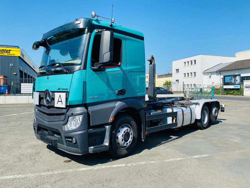 Mercedes-Benz Actros 2545 Meileraufbau GUTER ZUSTAND - Бордови камион, Камион с кран: снимка 1 Mercedes-Benz Actros 2545 Meileraufbau GUTER ZUSTAND - Бордови камион, Камион с кран: снимка 1