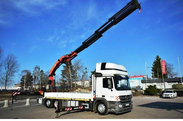 Mercedes-Benz Actros 2546 6x2 Palfinger PK 53002 Crane Kran - Бордови камион, Камион с кран: снимка 1 Mercedes-Benz Actros 2546 6x2 Palfinger PK 53002 Crane Kran - Бордови камион, Камион с кран: снимка 1