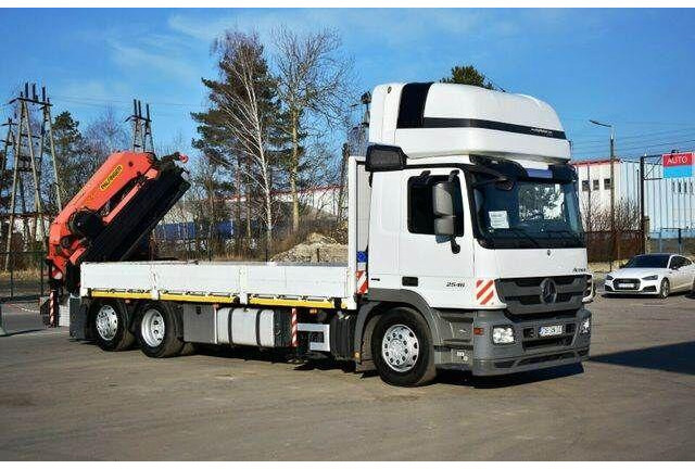 Mercedes-Benz Actros 2546 6x2 Palfinger PK 53002 Crane Kran - Бордови камион, Камион с кран: снимка 2 Mercedes-Benz Actros 2546 6x2 Palfinger PK 53002 Crane Kran - Бордови камион, Камион с кран: снимка 2