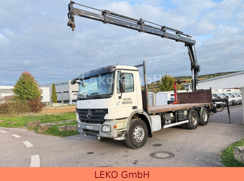 Mercedes-Benz Actros 2636-Plateau Hiab Krahn - Бордови камион, Камион с кран: снимка 4 Mercedes-Benz Actros 2636-Plateau Hiab Krahn - Бордови камион, Камион с кран: снимка 4