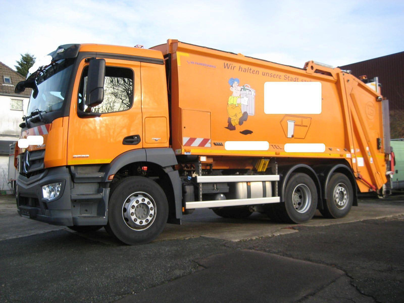Mercedes-Benz Antos 2533 Garbage truck Terberg Olympus 20W - Боклукчийска кола: снимка 1 Mercedes-Benz Antos 2533 Garbage truck Terberg Olympus 20W - Боклукчийска кола: снимка 1