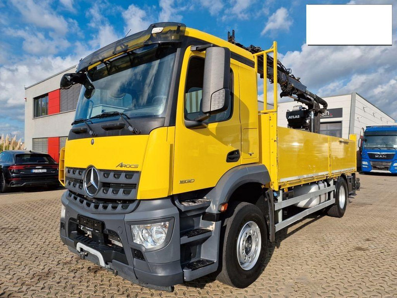 Mercedes-Benz Arocs 1830 - Бордови камион, Камион с кран: снимка 1 Mercedes-Benz Arocs 1830 - Бордови камион, Камион с кран: снимка 1