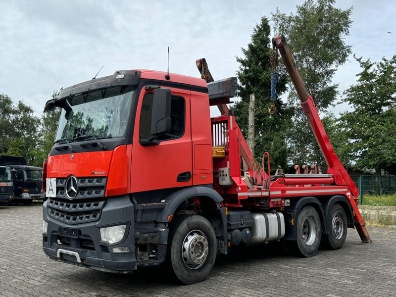Mercedes-Benz Arocs 2536 BL 6x2/Funkfernbe./VDL-ASK 18 TK - Контейнеровоз/ Сменна каросерия камион, Камион с кран: снимка 3 Mercedes-Benz Arocs 2536 BL 6x2/Funkfernbe./VDL-ASK 18 TK - Контейнеровоз/ Сменна каросерия камион, Камион с кран: снимка 3