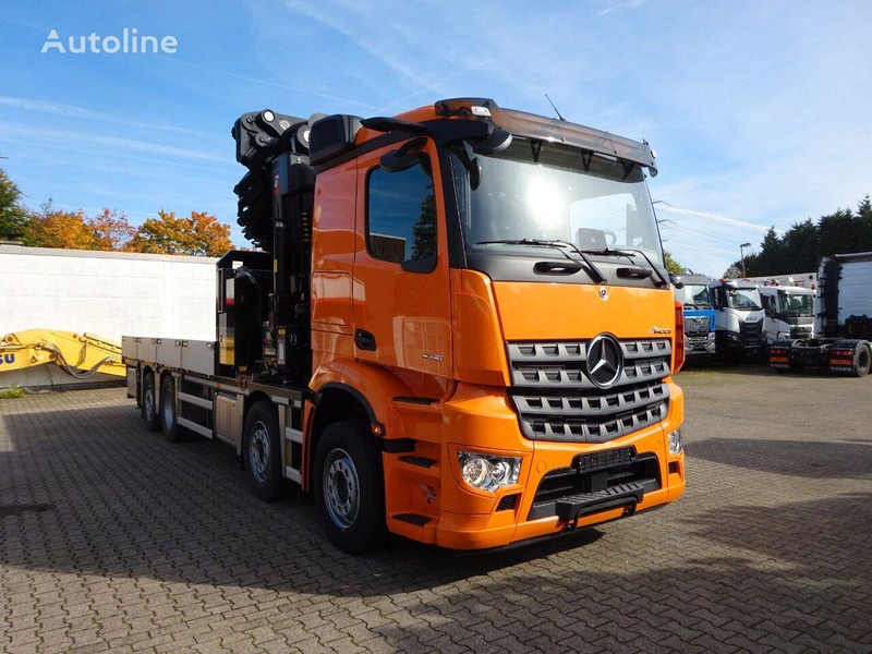 Mercedes-Benz Arocs 3751 - Flatbed+crane - Бордови камион, Камион с кран: снимка 2 Mercedes-Benz Arocs 3751 - Flatbed+crane - Бордови камион, Камион с кран: снимка 2