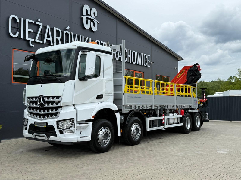 Mercedes-Benz Arocs Actros 3236 // E6 // 8x4 // Palfinger PK4800 - Бордови камион, Камион с кран: снимка 1 Mercedes-Benz Arocs Actros 3236 // E6 // 8x4 // Palfinger PK4800 - Бордови камион, Камион с кран: снимка 1