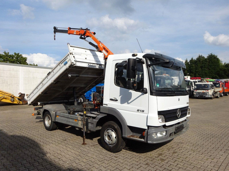 Mercedes-Benz Atego 818 3 way Meiller tipper + crane Terex 36.2 - Бус самосвал: снимка 4 Mercedes-Benz Atego 818 3 way Meiller tipper + crane Terex 36.2 - Бус самосвал: снимка 4