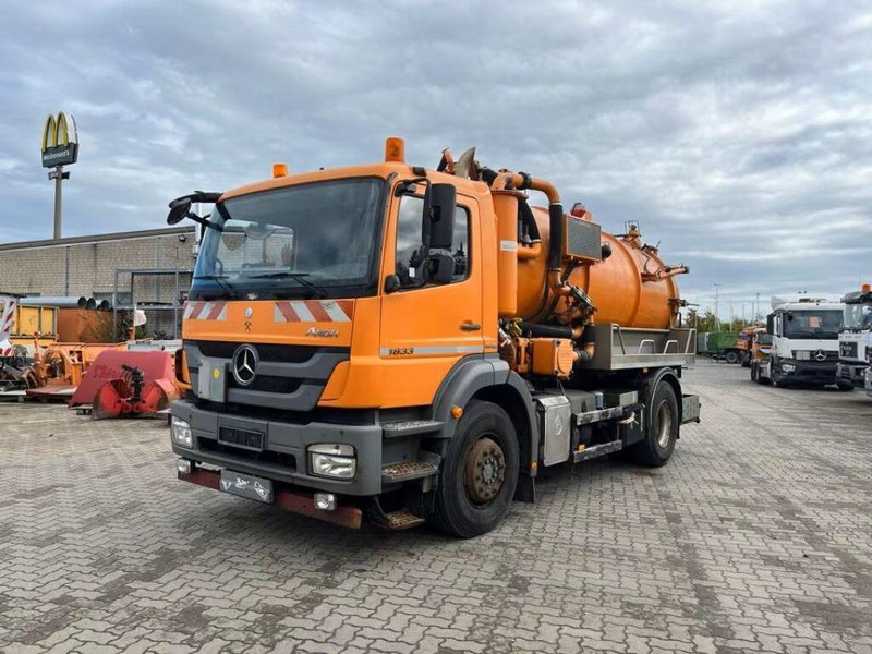 Mercedes-Benz Axor 1833 - Vacuum truck - Каналопочистваща машина: снимка 1 Mercedes-Benz Axor 1833 - Vacuum truck - Каналопочистваща машина: снимка 1