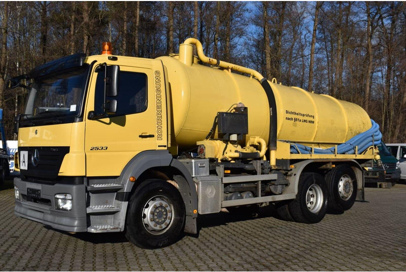 Mercedes-Benz Axor 2533 - Vacuum truck - Каналопочистваща машина: снимка 1 Mercedes-Benz Axor 2533 - Vacuum truck - Каналопочистваща машина: снимка 1
